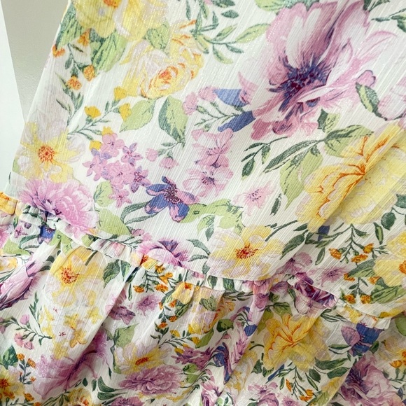 Storia Floral Ruffle Maxi Dress size S - Picture 3 of 5